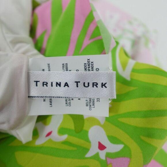 Trina Turk Womens La Palma Off The Shoulder Swim Top Size 8 - Picture 14 of 16